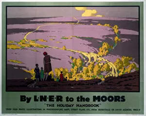 Images Dated 30th June 2003: By LNER to the Moors, LNER poster, 1923-1947