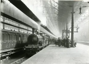 Vintage Railway Stations UK Prints: Liverpool Exchange station, Lancashire & Yorkshire Railway