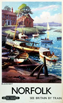 Norfolk - Blakeney, BR (ER) poster, 1960 Norfolk - Blakeney, BR (ER) poster, 1960