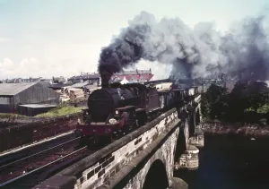British Heritage Railways Prints: AYR Waterside Express hauled by a Crab, c 1950s
