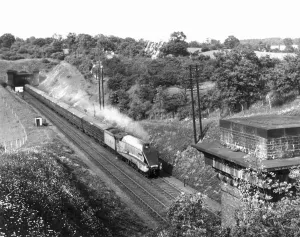 Prints of This class A1 4-6-2 Golden Eagle locomotive, number 4482, was built for the London and North Eastern Railway Panoramic Prints: Print of Flying Scotsman locomotive, circa 1938
