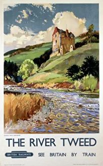 The River Tweed, BR (ScR) poster, 1948-1965 The River Tweed, BR (ScR) poster, 1948-1965