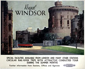 Royal Windsor, BR (WR) poster, c 1950s Royal Windsor, BR (WR) poster, c 1950s