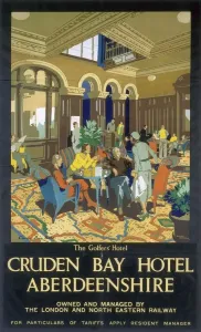 Cruden Bay Hotel Print, 1923-1947 LNER Poster
