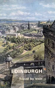 British Railways Poster Prints: Edinburgh, BR poster, 1955-1965