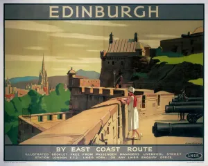 Edinburgh Prints: Edinburgh Print by A van Anrooy