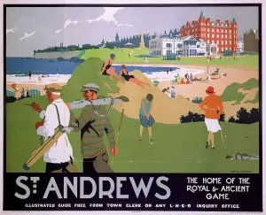 Related Image Prints: St Andrews Print, 1920s LNER Poster