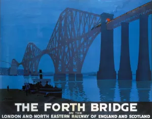 The Forth Bridge Print, a 1928 LNER poster