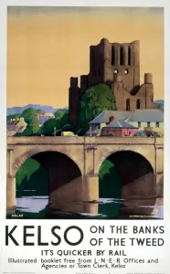 Kelso on the Banks of the Tweed Print, 1941