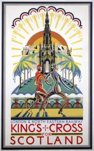 Edinburgh Prints: Kings Cross to Scotland Print, 1923-1947 LNER Poster