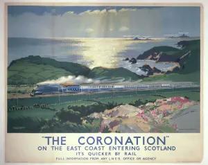 The Coronation Print, a 1938 LNER poster