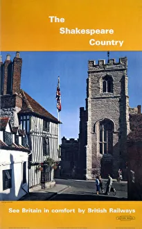 The Shakespeare Country, BR poster, 1962 The Shakespeare Country, BR poster, 1962