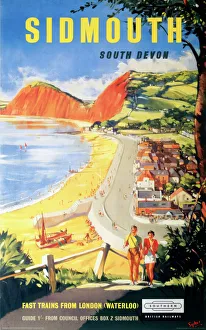 Sidmouth, BR (SR) poster, 1959 Sidmouth, BR (SR) poster, 1959