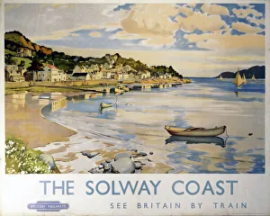 The Solway Coast - Kippford, BR (ScR) poster, 1948-1965 The Solway Coast - Kippford, BR (ScR) poster, 1948-1965