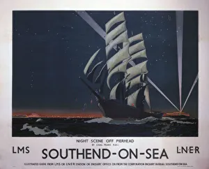 Southend-on-Sea, LMS/LNER poster, 1930s Southend-on-Sea, LMS/LNER poster, 1930s