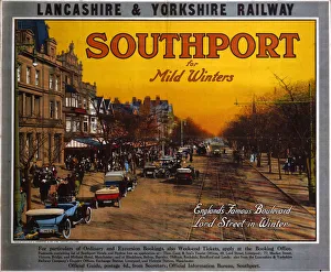Southport for Mild Winters, LYR poster, c 1915-1923 Southport for Mild Winters, LYR poster, c 1915-1923