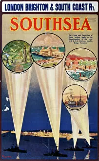 Images Dated 18th August 2003: Southsea, LBSCR poster, c 1910s