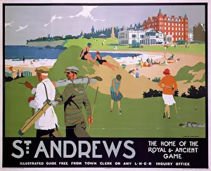 St Andrews', LNER poster, 1920s St Andrews', LNER poster, 1920s