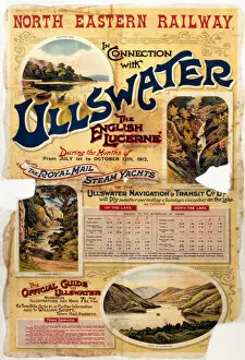 Images Dated 29th July 2003: Ullswater - The English Lucerne, NER poster, 1912
