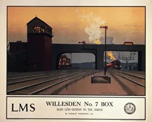 Willesden no 7 box, LMS poster, 1923-1947 Willesden no 7 box, LMS poster, 1923-1947