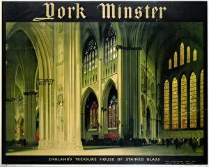 Images Dated 18th August 2003: York Minster, LNER poster, 1923-1947