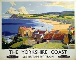 The Yorkshire Coast, BR poster, 1950s The Yorkshire Coast, BR poster, 1950s
