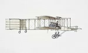 Images Dated 10th July 2006: 1907 Voisin-Farman biplane, side view