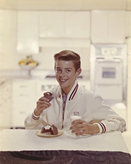 1960, One Person, Children Only, One Boy Only, Pre Adolescent Child, Indoors, Day 1960, One Person, Children Only, One Boy Only, Pre Adolescent Child, Indoors, Day