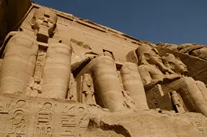 Lake Nasser Views Prints: Abu Simbel temple