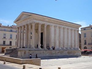 Acropole La Maison Carree of Nimes in France Acropole La Maison Carree of Nimes in France