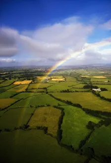 Aerial view of County Antrim, Northern Ireland Aerial view of County Antrim, Northern Ireland