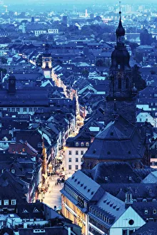 Aerial view of Heidelberg, Baden-Wurttemberg, Germany Aerial view of Heidelberg, Baden-Wurttemberg, Germany