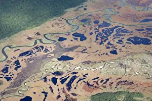 Aerial View of Peat Bog (Wetlands) in Ushuaia Aerial View of Peat Bog (Wetlands) in Ushuaia
