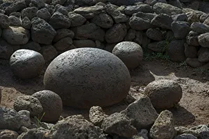 Ahu Te Pito Kura, the Navel of the World, Easter Island, Chile Ahu Te Pito Kura, the Navel of the World, Easter Island, Chile