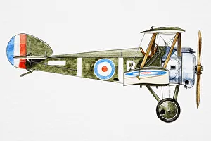 Airforce, Airplanes, Aviation, Biplane, Colour Image, Fighter Aircraft, First World War Airforce, Airplanes, Aviation, Biplane, Colour Image, Fighter Aircraft, First World War