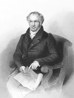 Alexander von Humboldt (1769-1859) on engraving from the 1800s. German naturalist and explorer. Engraved by A.H Alexander von Humboldt (1769-1859) on engraving from the 1800s. German naturalist and explorer. Engraved by A.H