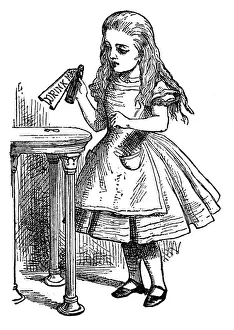 Alice with the Potion - Alice in Wonderland 1897 Alice with the Potion - Alice in Wonderland 1897