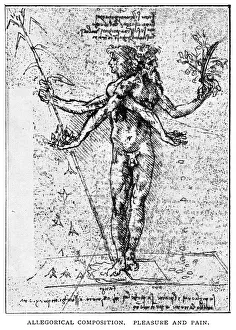 Allegorical Composition of Pleasure and pain by Leonardo Da Vinci Allegorical Composition of Pleasure and pain by Leonardo Da Vinci