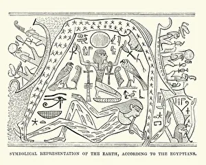 Ancient Egptian representation of the world Ancient Egptian representation of the world