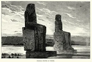 Ancient Egyptian Colossal States at Thebes Ancient Egyptian Colossal States at Thebes