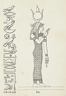Digital vision vectors/ancient egyptian hieroglyph major goddess isis Digital vision vectors/ancient egyptian hieroglyph major goddess isis