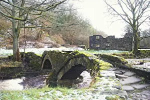 Ancient Pack Horse Bridge and Wycoller Hall Ancient Pack Horse Bridge and Wycoller Hall