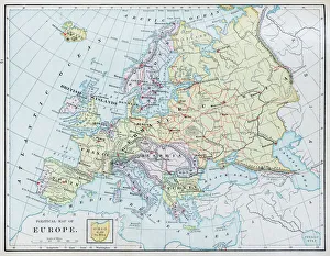 Antique map: Europe