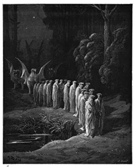 The Apocalyptic Procession engraving 1870 The Apocalyptic Procession engraving 1870