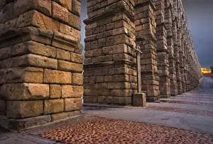 Roman Architecture Spain Prints: Aqueduct