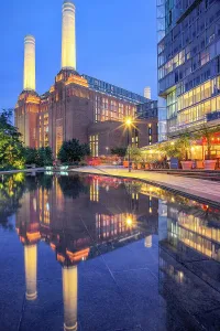 River Thames Prints: Battersea Power Station Print, London UK