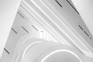 Minimalist Glass Architecture Print