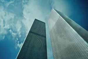CG Render Print of World Trade Center Towers