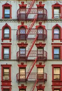 Prints of Architecture Architecture Prints: New York City Apartment Building Print Architecture