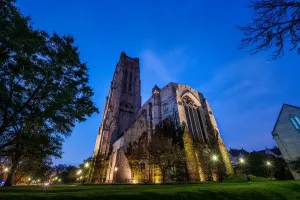 Prints of This is the Rockefeller Chapel on the University of Chicago campus in Hyde Park Architecture Prints: Rockefeller Chapel Sunrise Print: University of Chicago Architecture